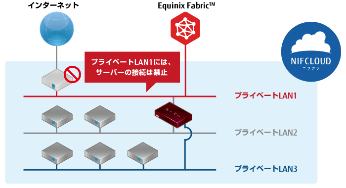 プライベートアクセス for Equinix Fabric™構成